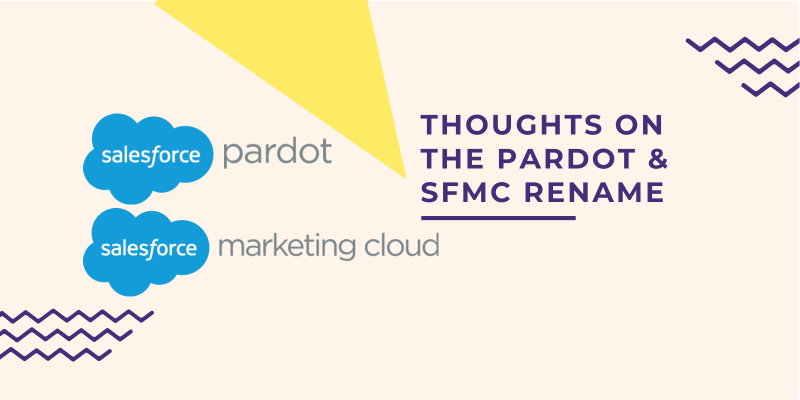 Featured image of post Gloves off - thoughts on the Pardot and Marketing Cloud rename